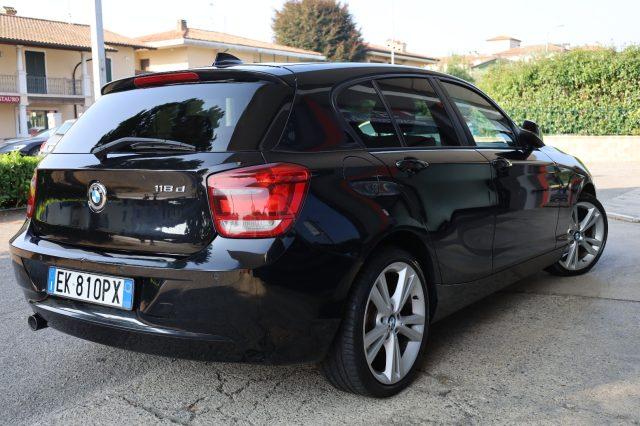 BMW 118 d 5p. Sport Automatica F20 Pelle ROSSA Cartier 18"