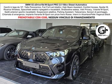 BMW X2 M-Sport PRO Camera Tetto Navi PDC NEW MODEL