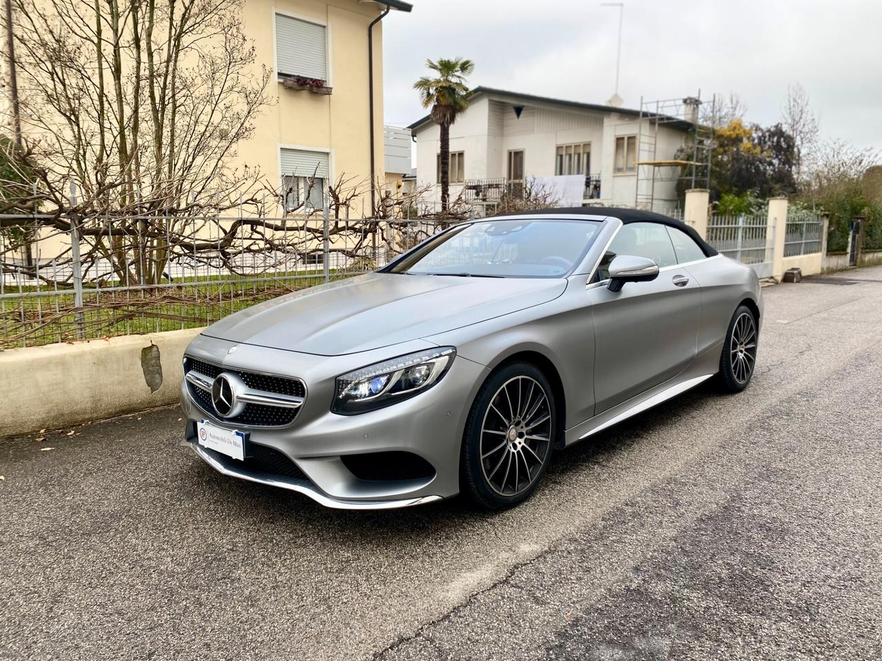 Mercedes-Benz S 500 Cabrio Maximum auto 455cv UNICO PROPRIETARIO