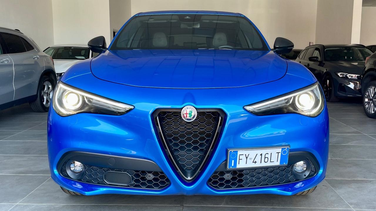 ALFA ROMEO STELVIO 2.2 VELOCE Q4 TURBODIESEL 210CV - VOLANTE E SEDILI IN PELLE RISCALDABILI, FULL LED