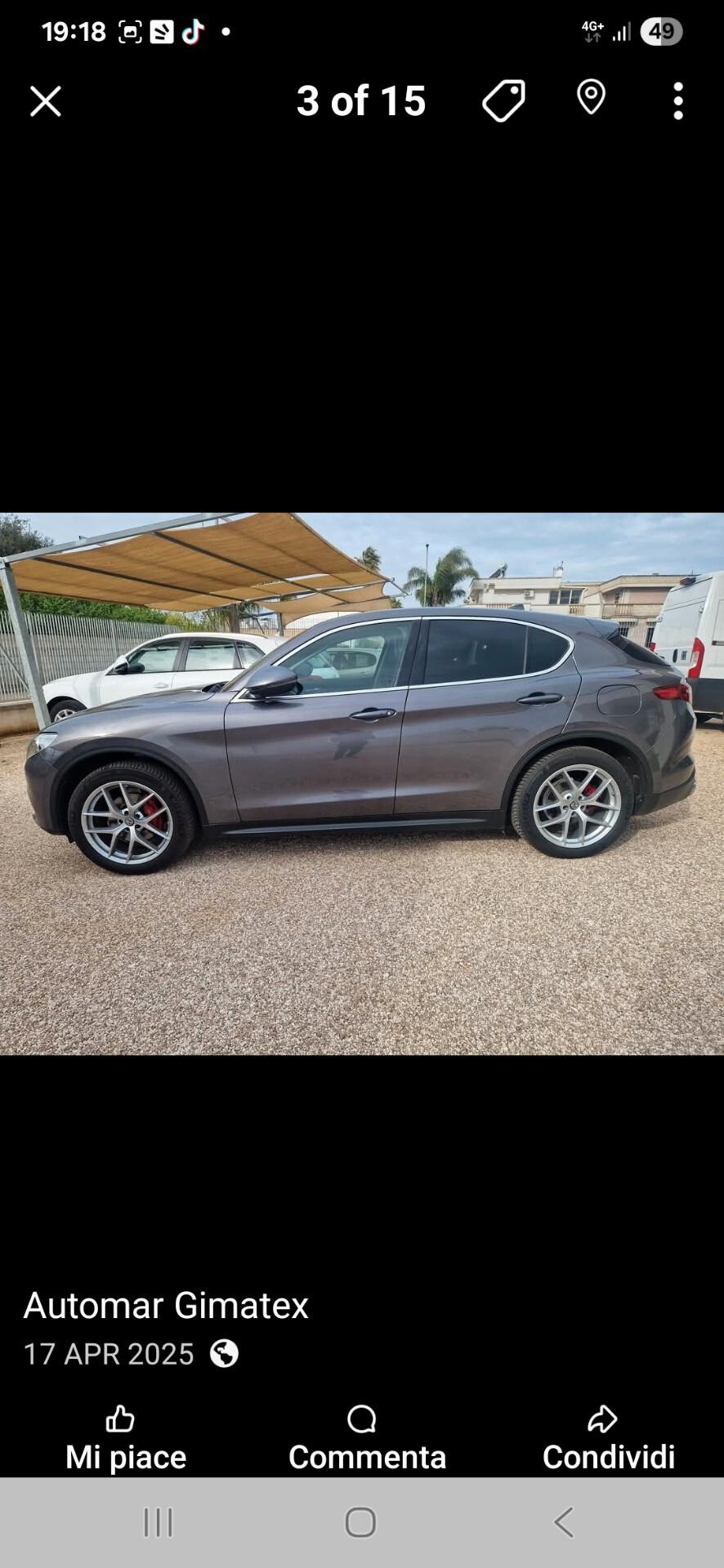 Alfa Romeo Stelvio 2.2 Turbodiesel 210 CV AT8 Q4 Veloce