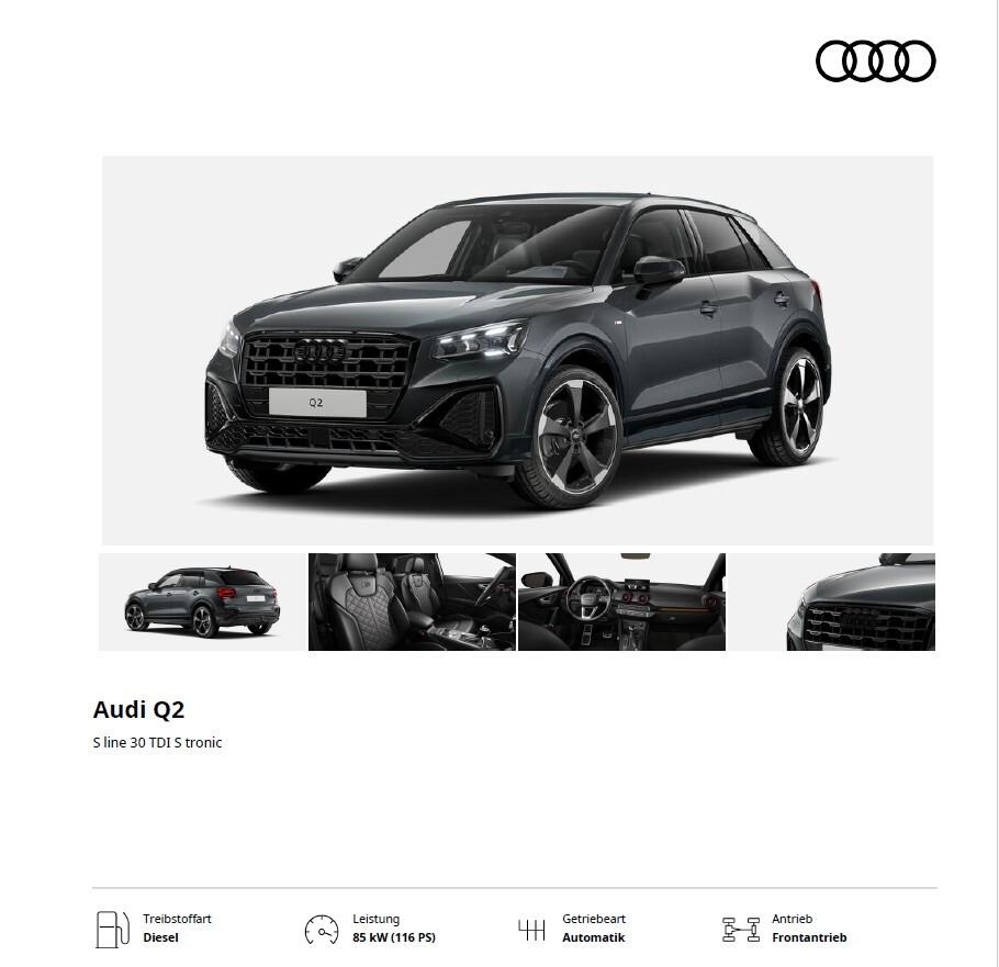 Audi Q2 30 TDI S tronic line Edition FULL
