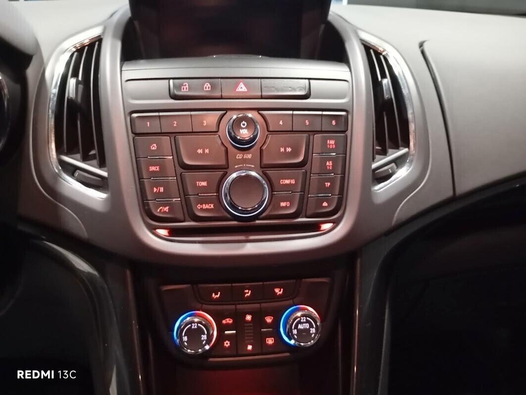 Opel Zafira del 2014 7 POSTI EURO 6 FULL OPTIONAL