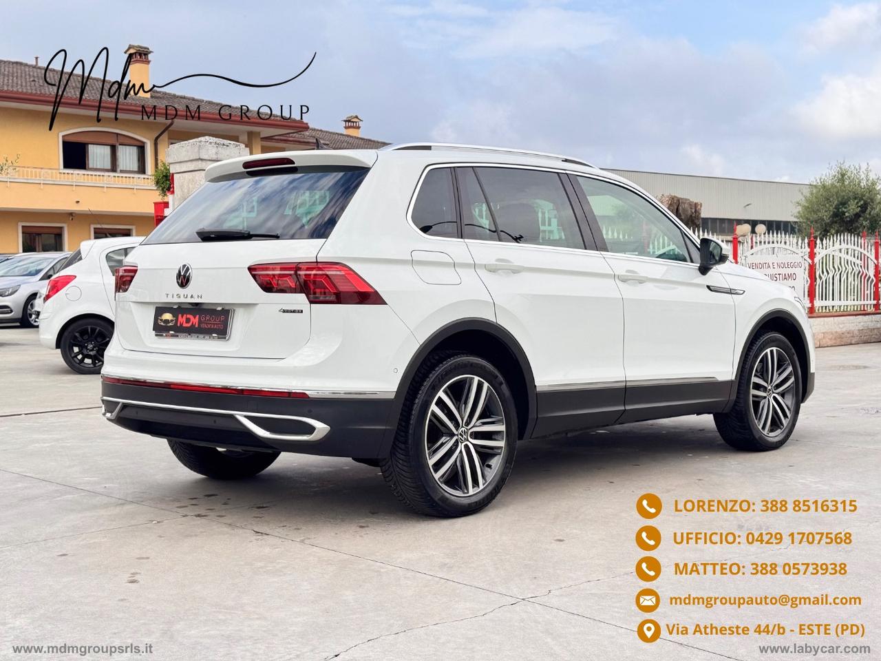 VOLKSWAGEN Tiguan 2.0 TDI 200CV SCR DSG 4MOT. Eleg. IVA ESPOSTA