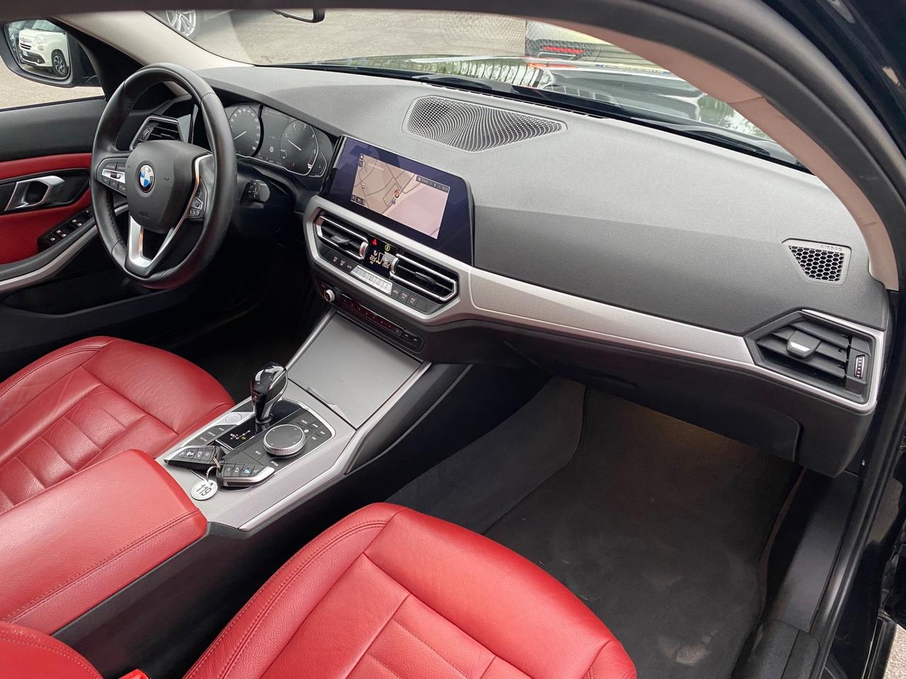 Bmw 320d Sw Automatica Pelle Rossa Xenon