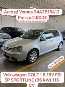 Volkswagen Golf 1.6 16V FSI 5p. Sportline