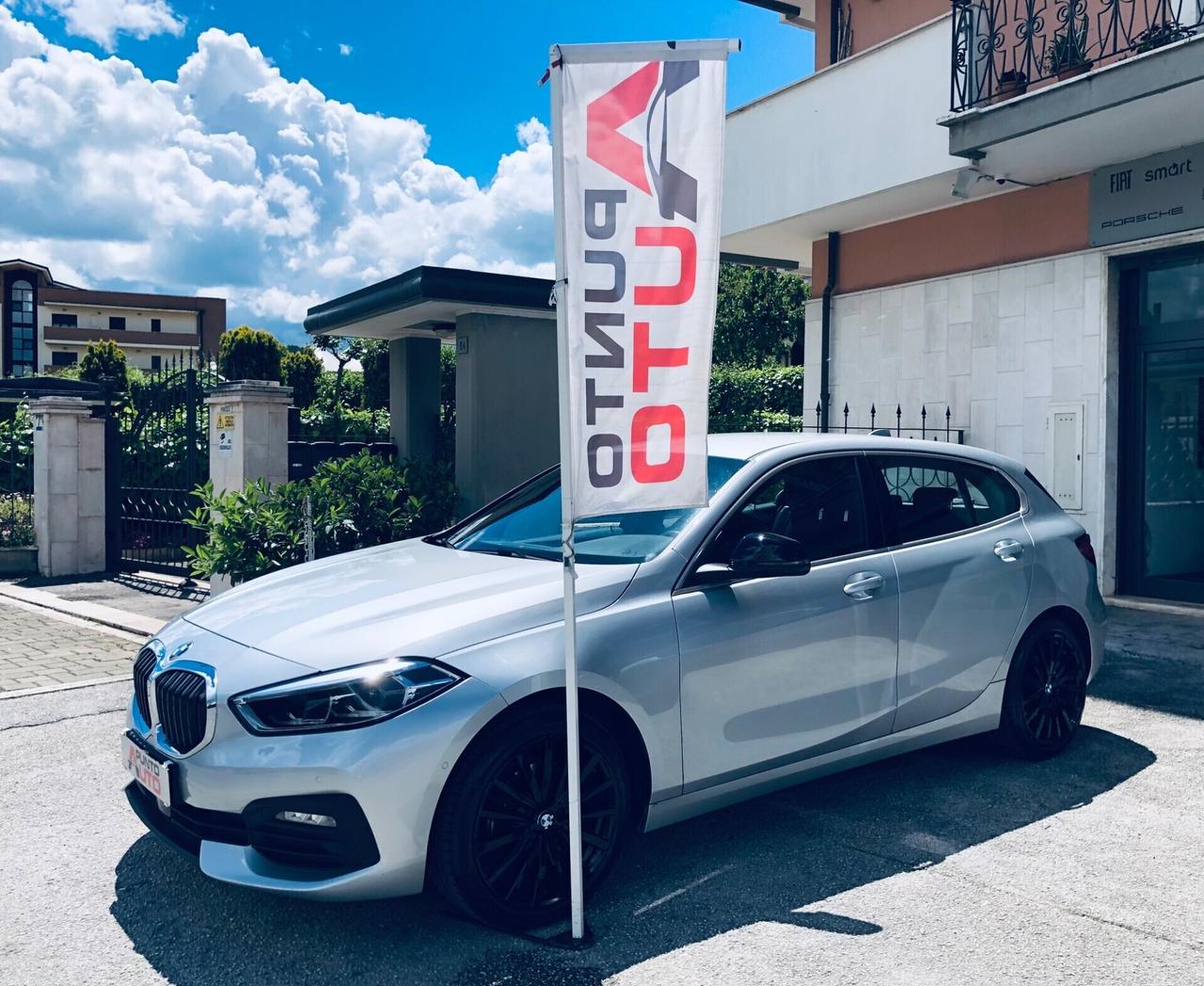 Bmw 116 118d 5p. AUTOMATICA-TELECAM- SPORT argento