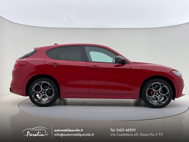ALFA ROMEO Stelvio 2.0 Turbo 280 CV AT8 Q4 Veloce Harman-pelle Rossa