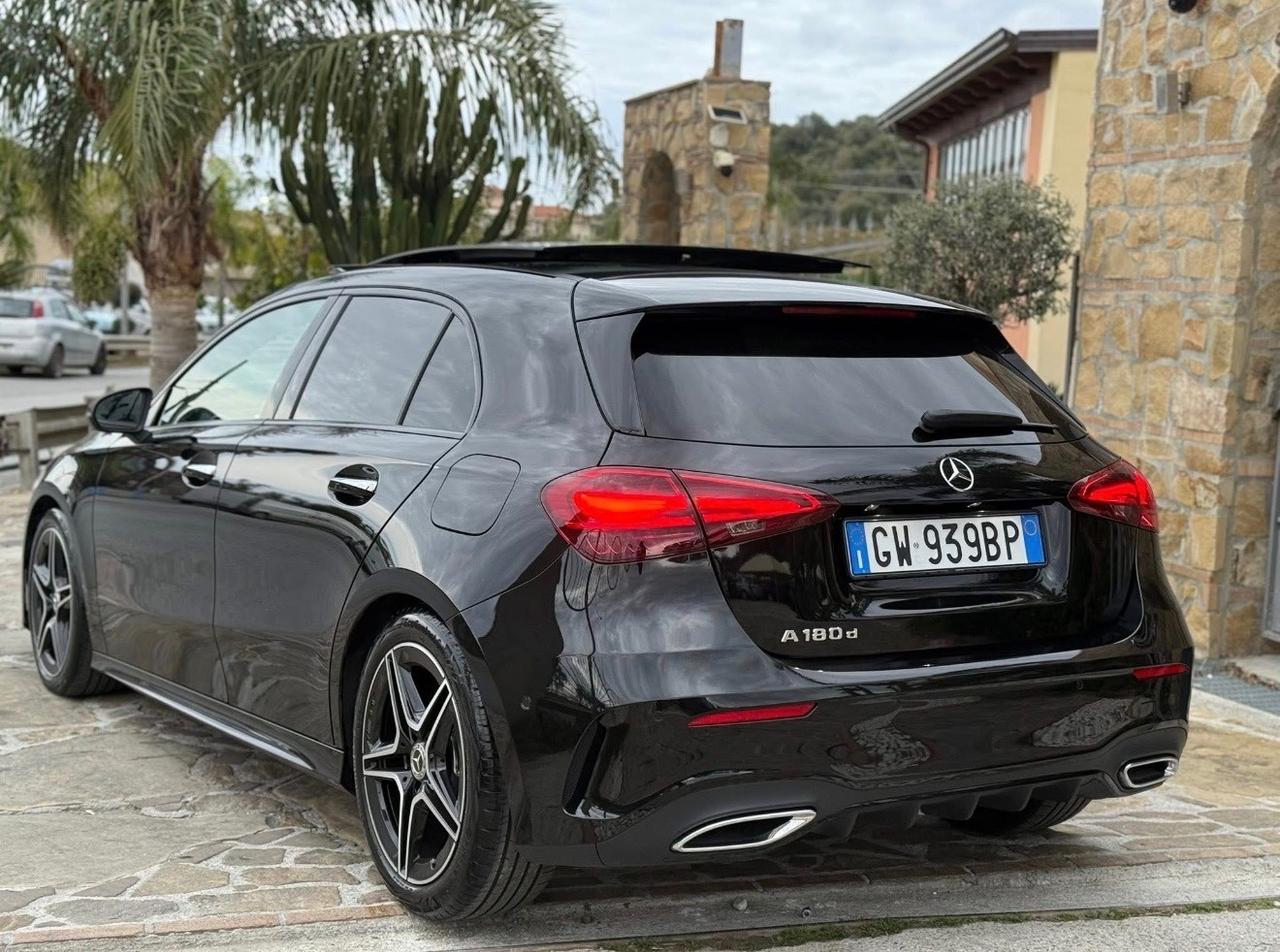Mercedes-benz A 180 d Automatic AMG Led Tetto Apribile Pelle Navy Camera 360*Bi Xenon