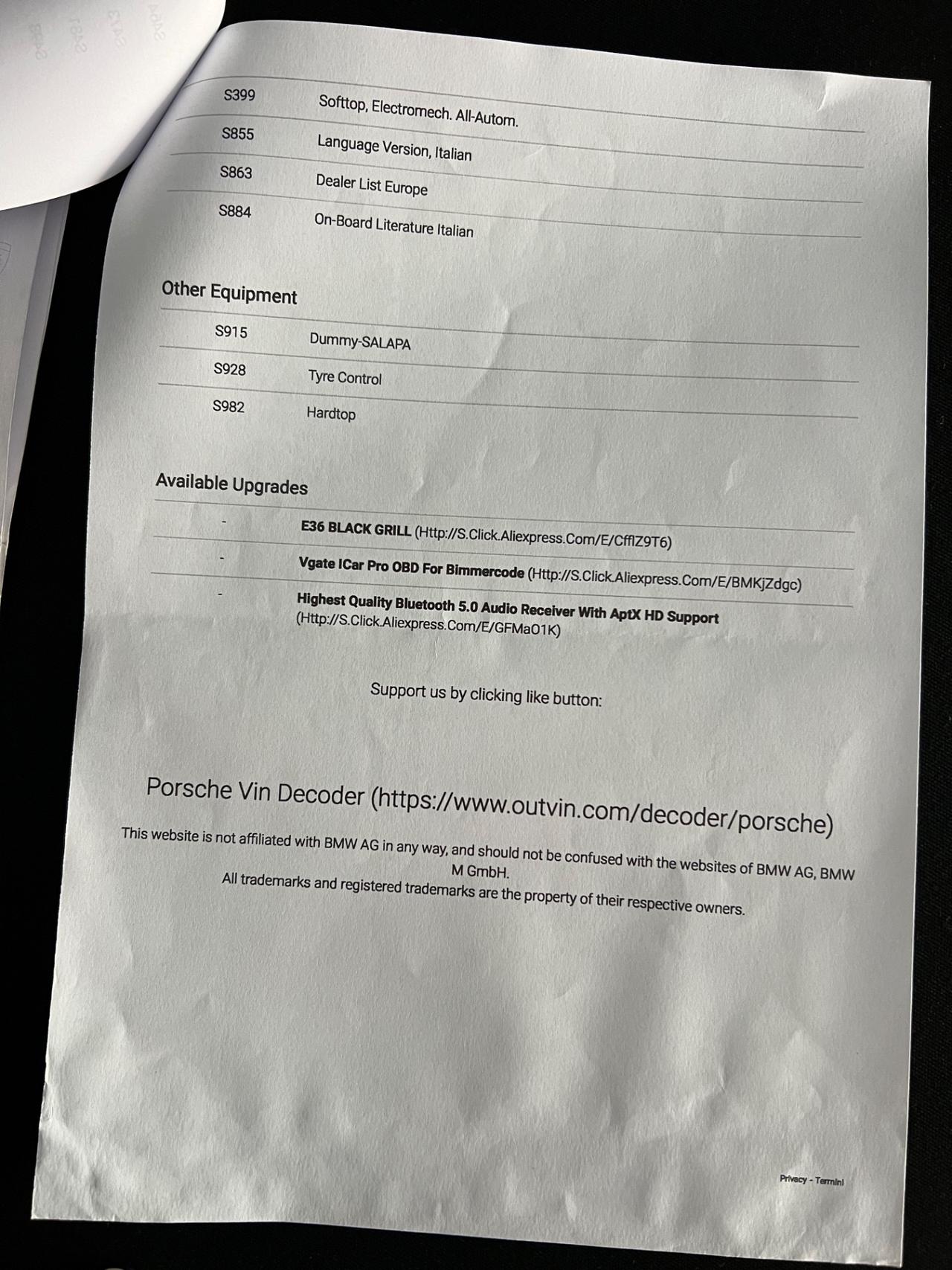 Bmw 320i 24V e36 Cabrio