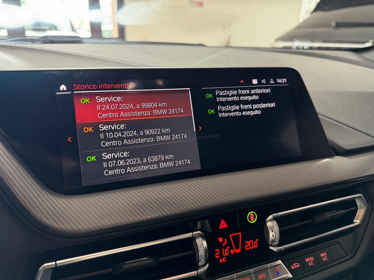 Bmw 118d M-SPORT AUTO TETTO APRIBILE