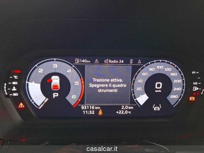 Audi A3 A3 SPB 35 TDI S tronic Business 3 ANNI DI GARANZIA KM ILLIMITATI PARI ALLA NUOVA