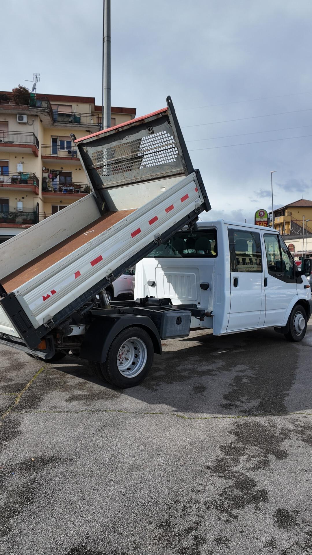 Ford Transit/Tourneo/Bus TRANSIT DOPPIA CABINA 7 POSTI CASSONE RIBALTABILE TRILATERALE