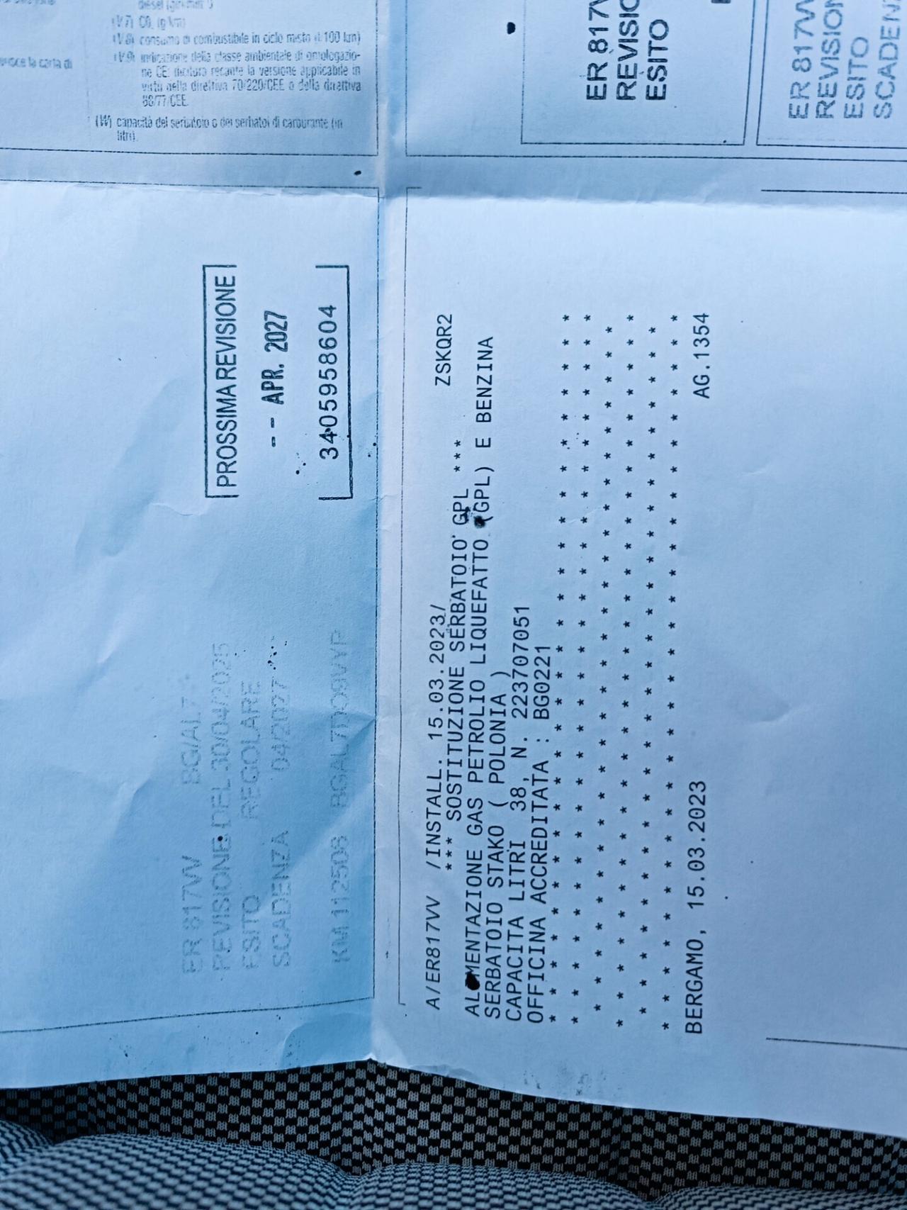 Fiat 500 1.2 Easy GPL Lounge UNIPROPRIETARIA KM 119000