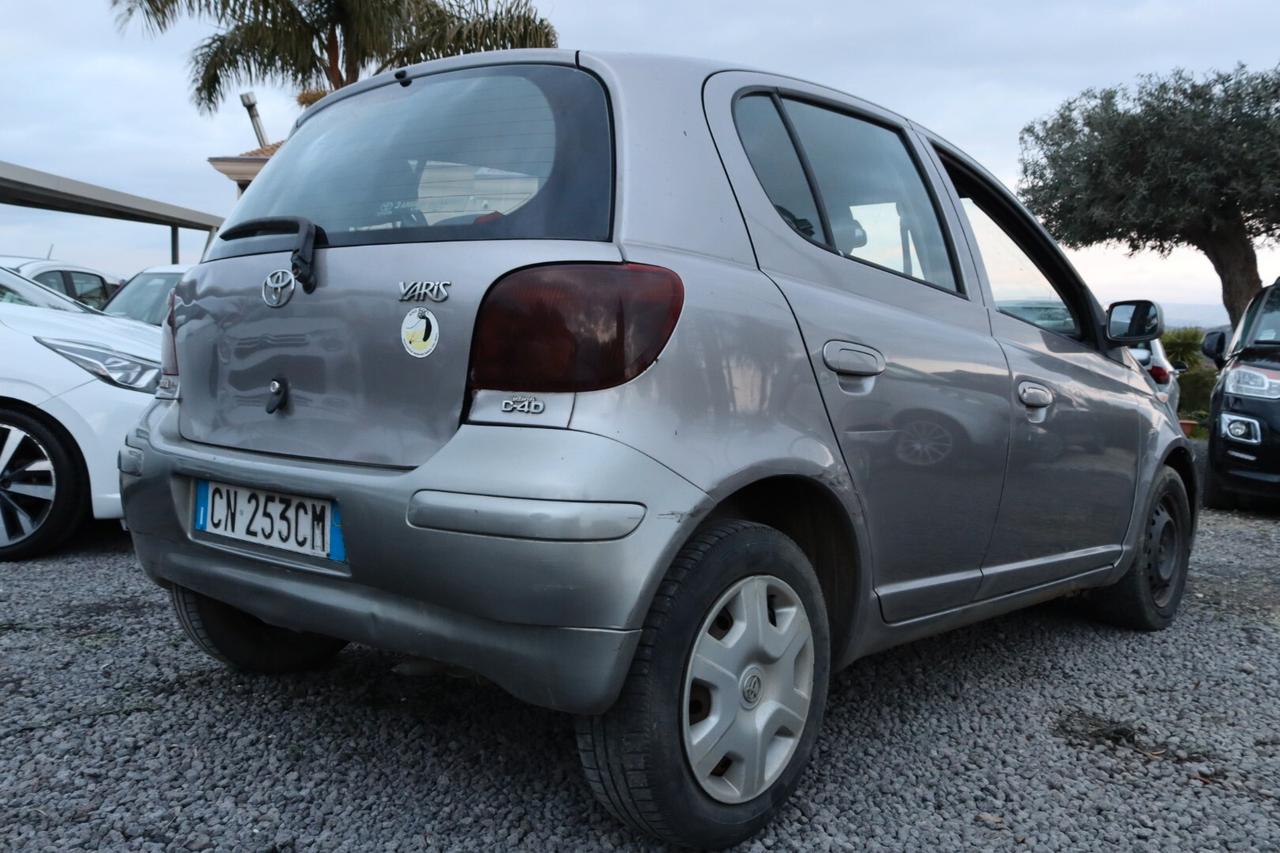 Toyota Yaris 1.4 tdi D-4D cat 5 porte Sol