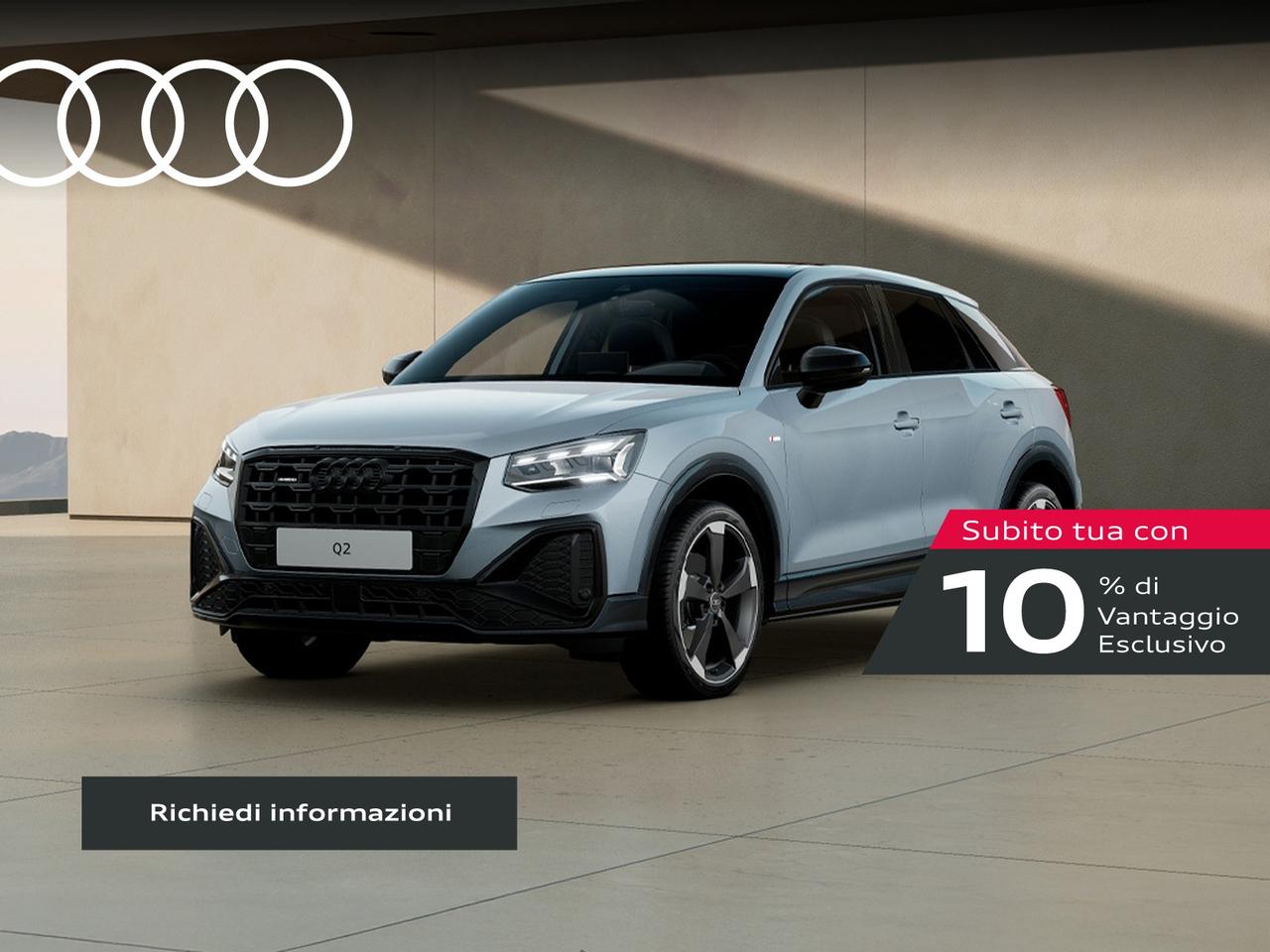 Audi Q2 40 2.0 tfsi identity black quattro s-tronic