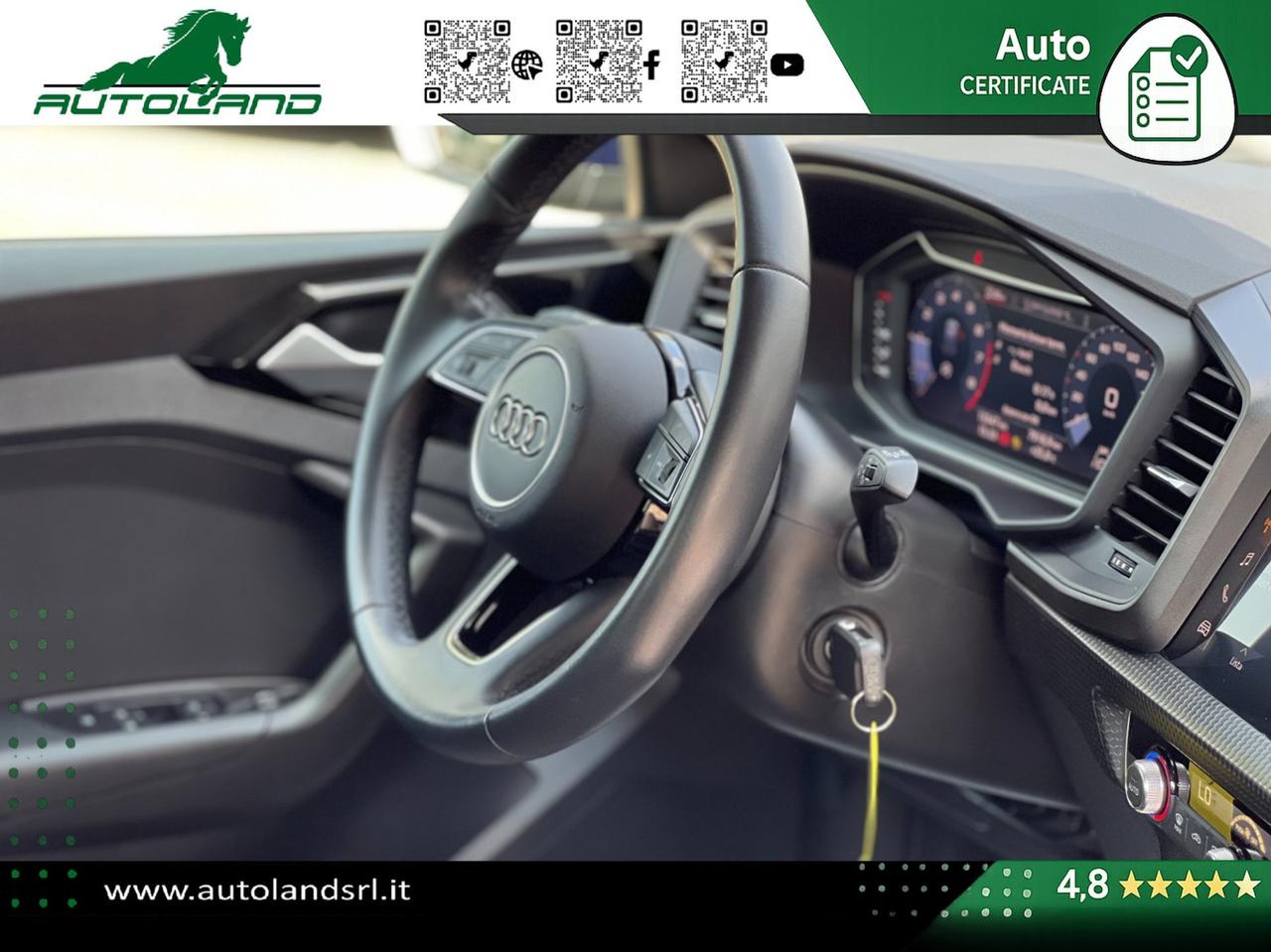Audi A1 Sportback 30 1.0 tfsi Admired 110cv