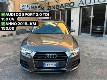 AUDI Q3 2.0 TDI 150 CV. SPORT TETTO NAVI BIXENO