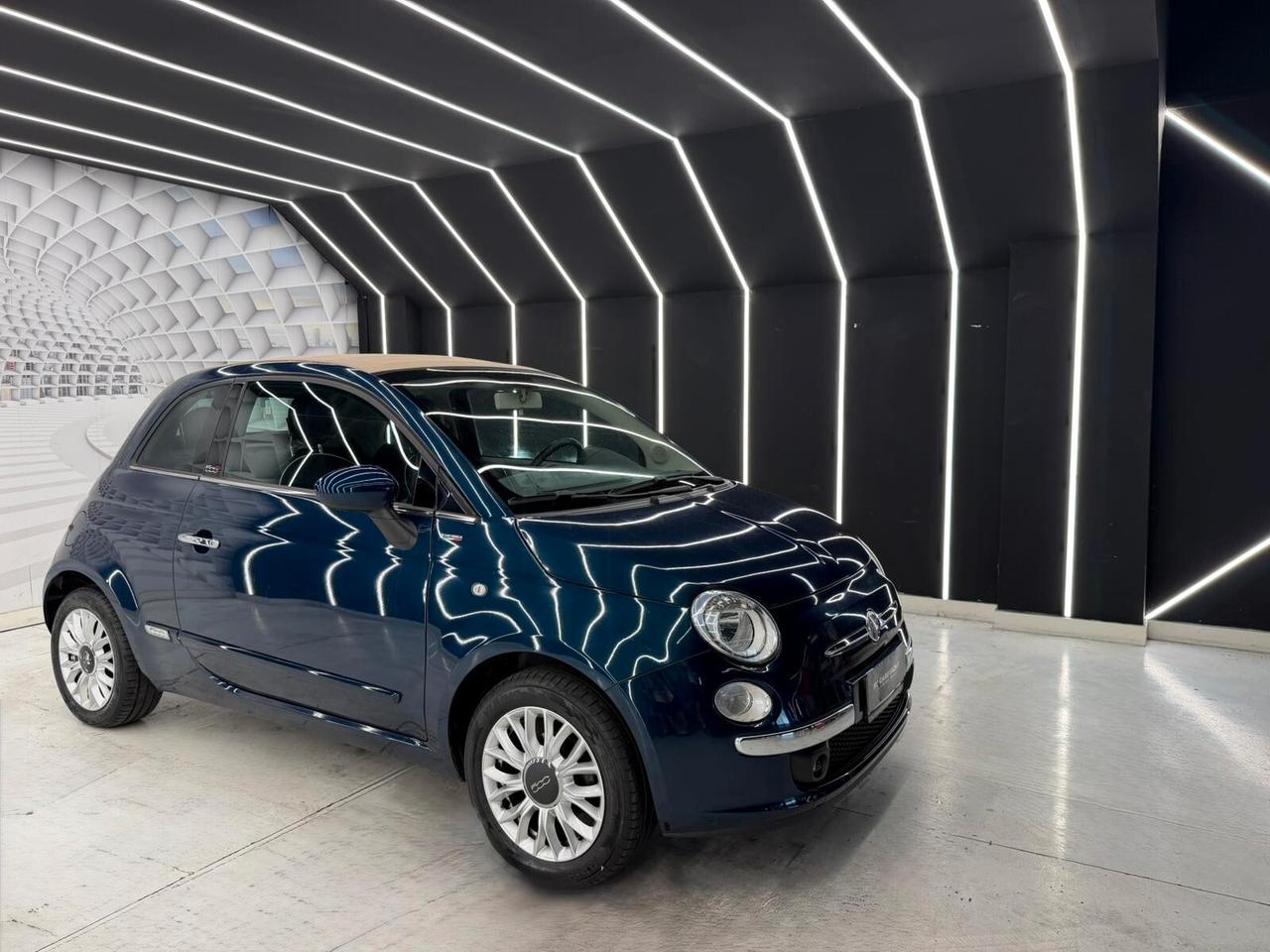 Fiat 500 CABRIO-SPORT-1.2 69CV-KM CERTIFICATI-12 MESI GARANZIA-PERMUTE