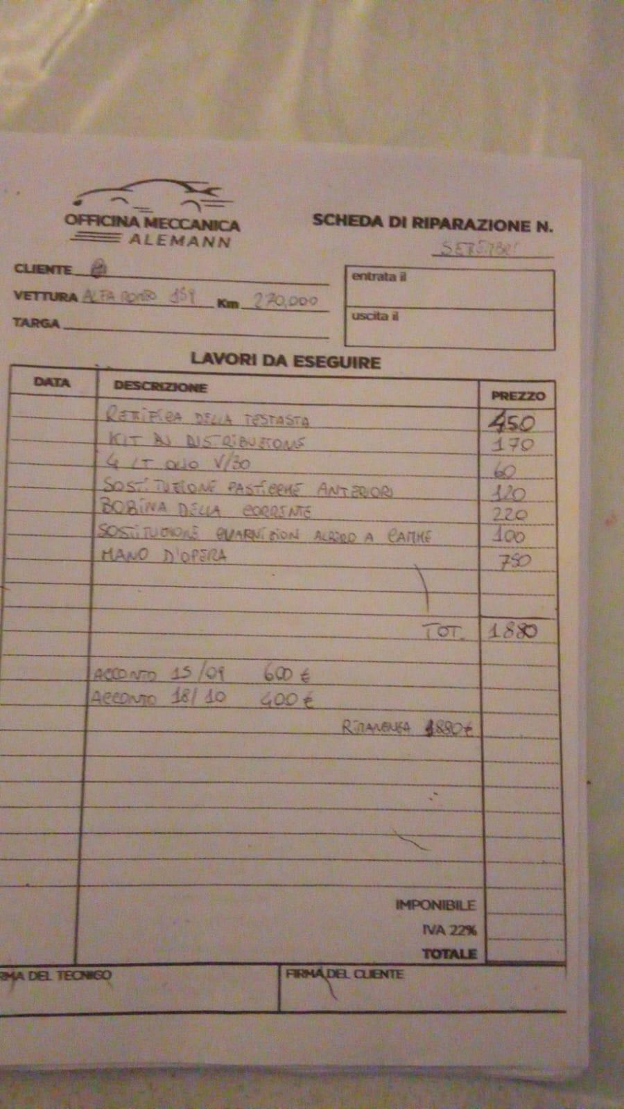 Alfa Romeo 159 1.8 Sportwagon Progression 2009