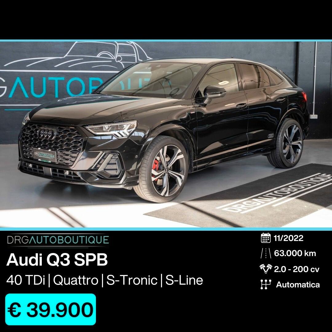 Audi Q3 SPB 40 TDI quattro S tronic line edition IDENTITY/SONOS/PELLE