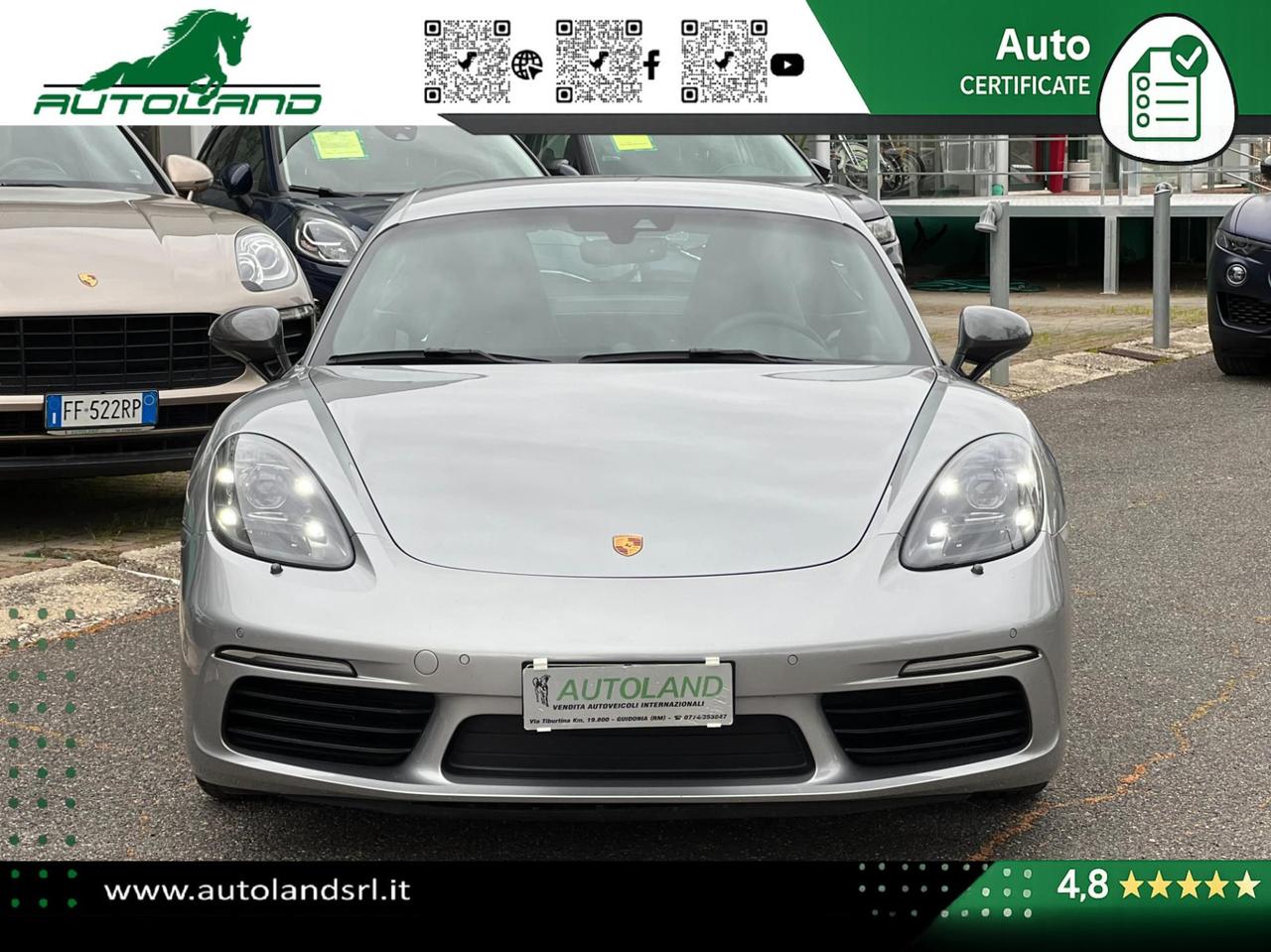 Porsche 718 Cayman 2.0 300cv pdk UNIPRO UFFICIALE