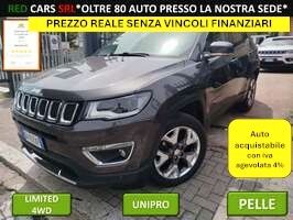 COMPASS 2.0- 140cv 4WD AT9 *PREZZO VERO* LIMITED-UNIPRO - KM CERTI