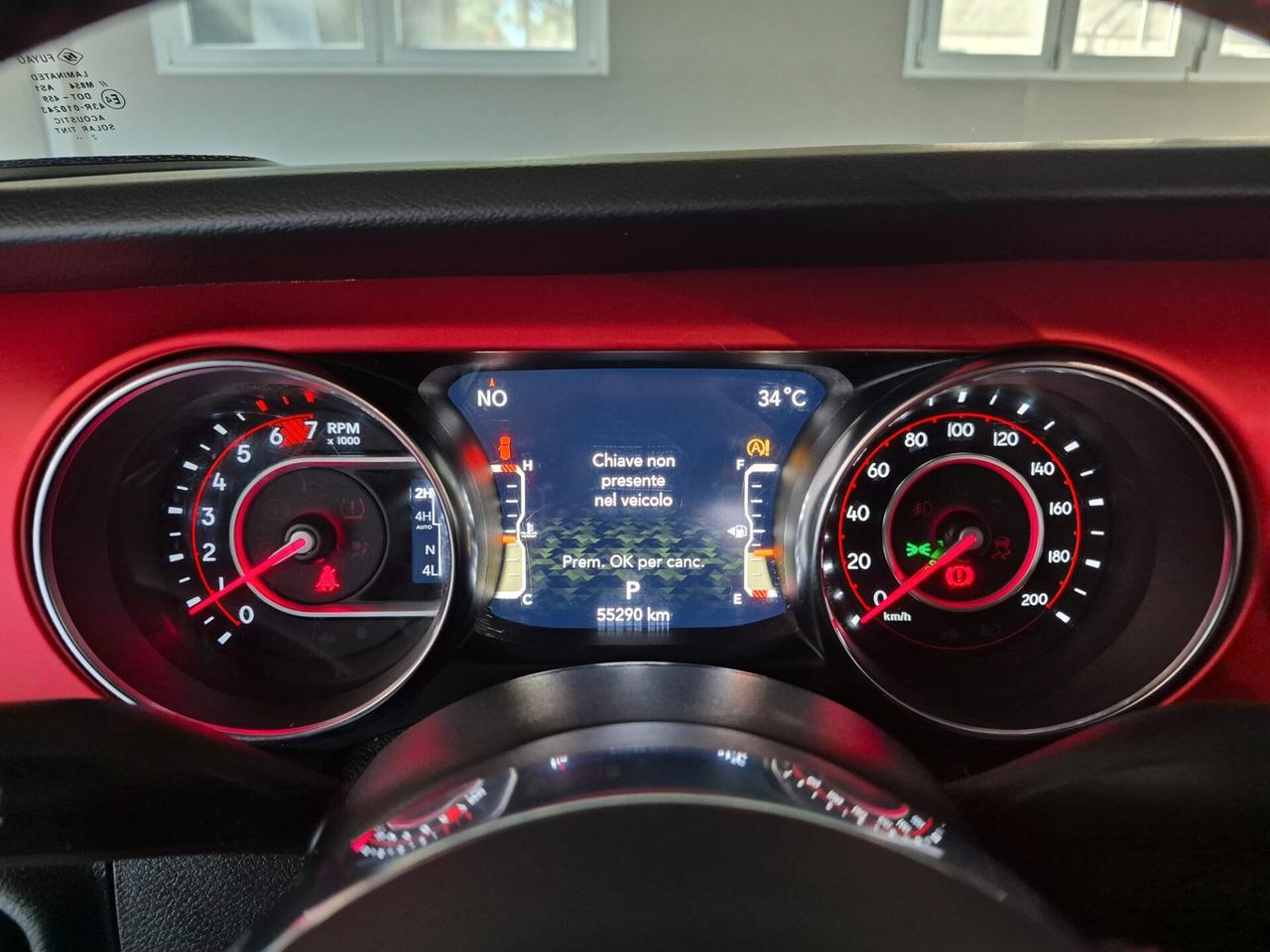 Jeep Wrangler RUBICON 2.0 TURBO BENZINA 4WD 3 PORTE AUTOMATICA TETTO APRIBILE 1 PROPRIETARIO