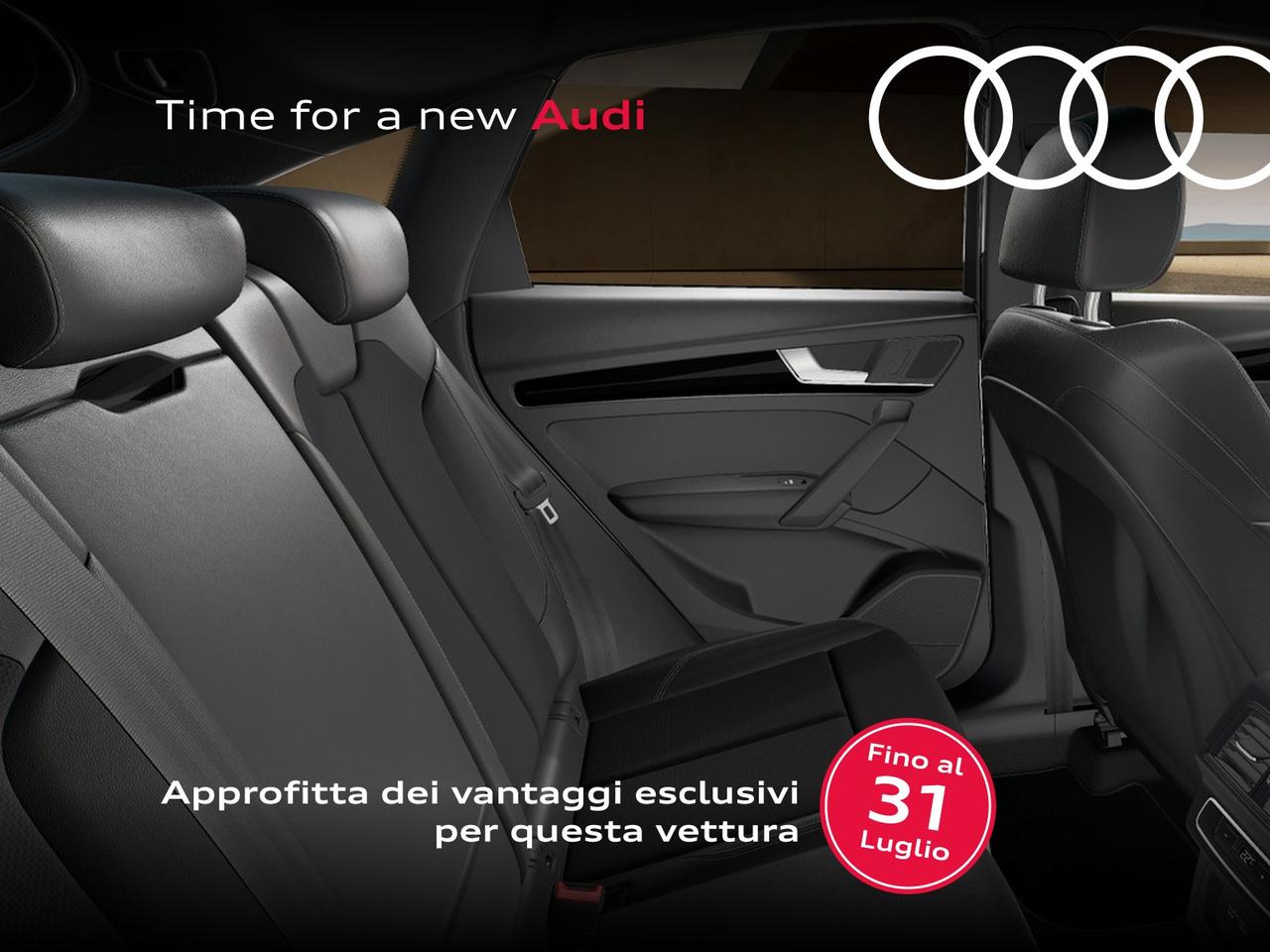 Audi Q5 sportback 40 2.0 tdi mhev 12v identity black quattro s-tronic