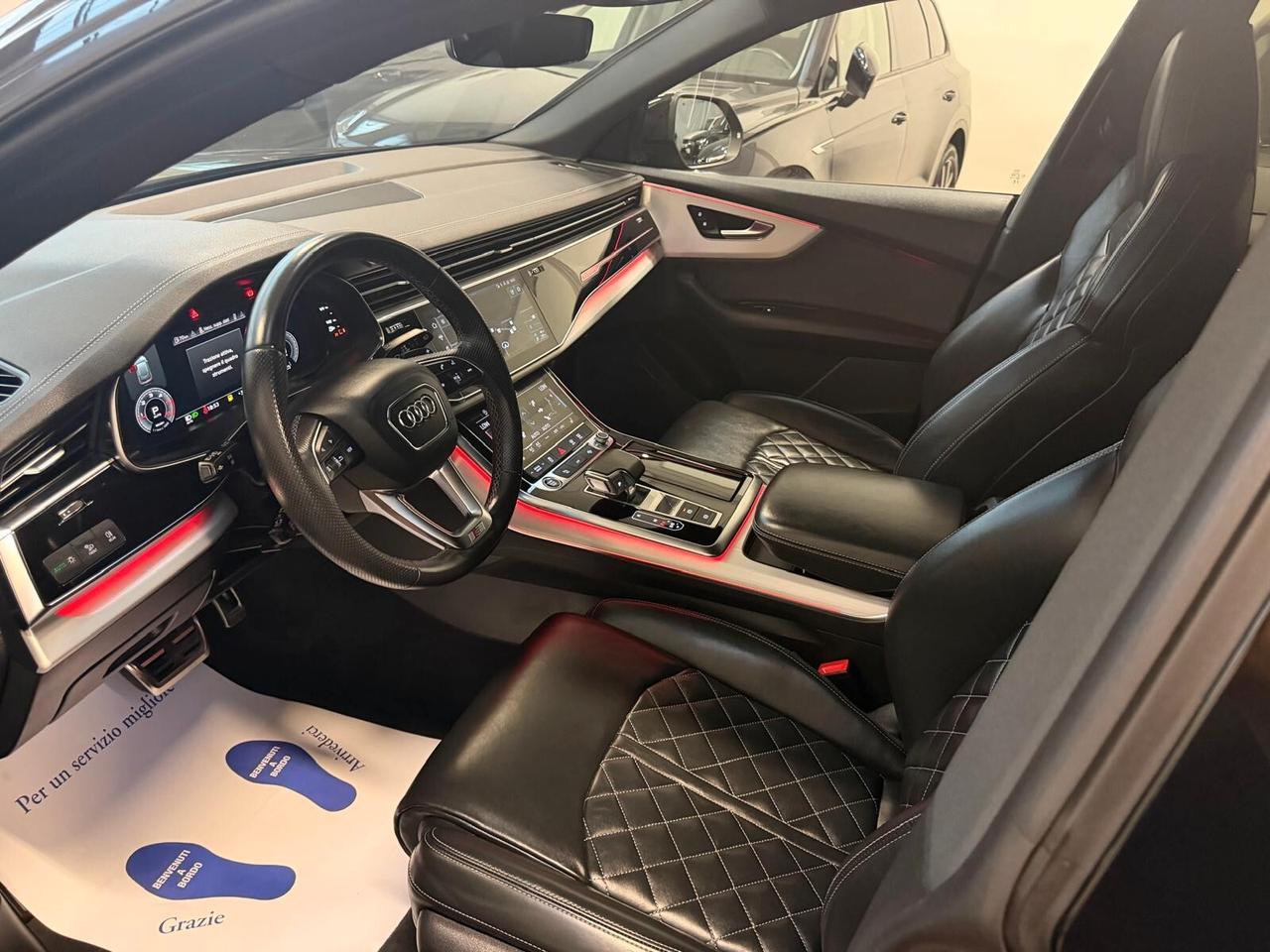 Audi Q8 50 TDI 286 CV quattro tiptronic Sport S-LINE PLUS FARI MATRIX INTERNI IN PELLE NAPPA E BLACK PACK