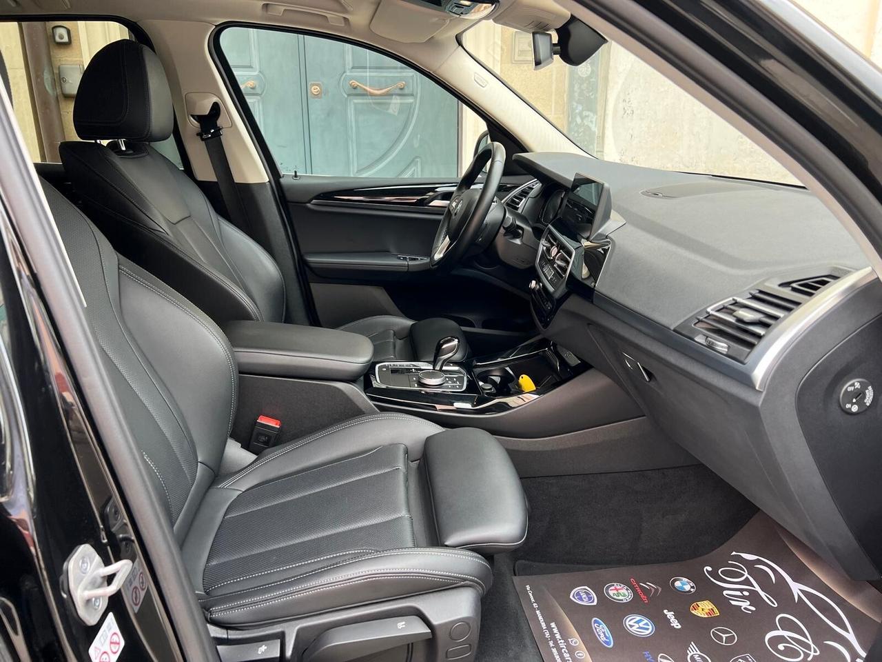 BMW X3 20D X-DRIVE X-LINE MHEV 190CV PELLE NAVI CAM ANNO 2022