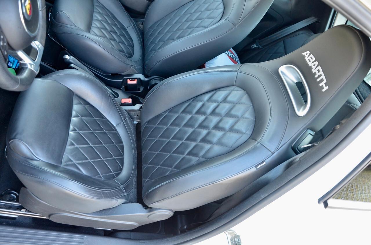 ABARTH 595 TURISMO 1.4 t 165cv, SERVICE CON FATTURE, TETTO, SCARICO RECORD MONZA, XENO, PELLE, PERMUTE