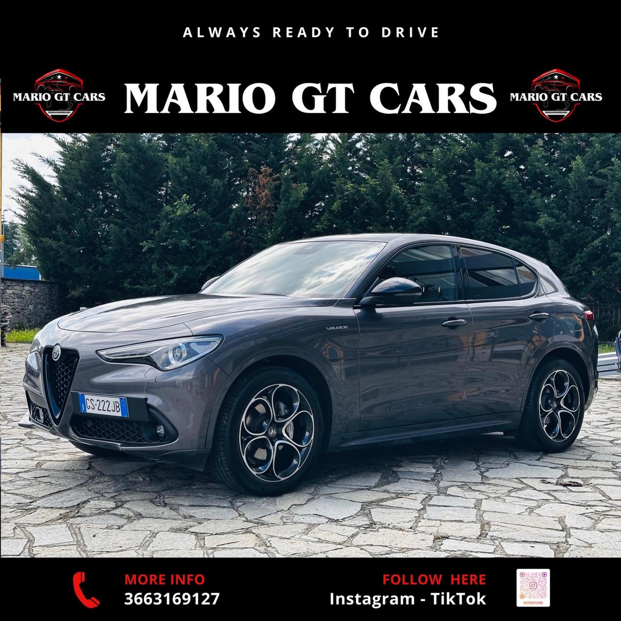 Alfa Romeo Stelvio 2.2 Turbodiesel 210 CV AT8 Q4 Veloce
