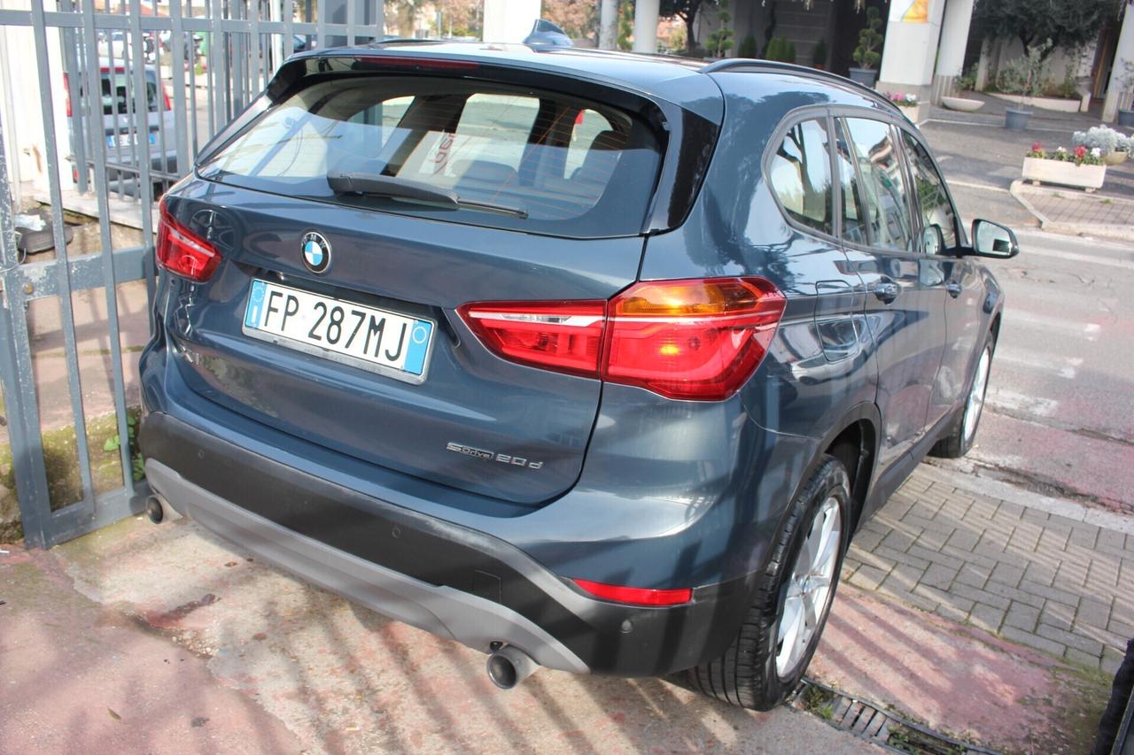 BMW X1 20d AUTOMATICO UNIPRO CRONO TAGLIANDI FULL LED TEC