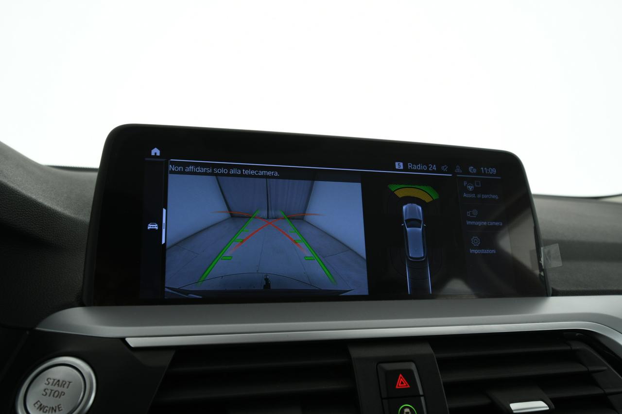 BMW X3 xdrive 20d mhev 48V auto GANCIO TRAINO+PELLE+C19"