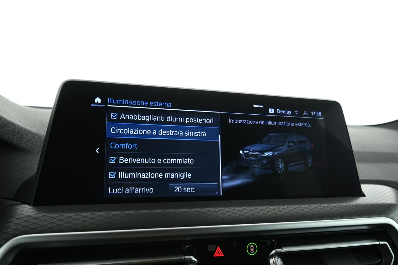 BMW X3 xdrive30e Msport auto CAMERA 360+PELLE+APP CONNECT