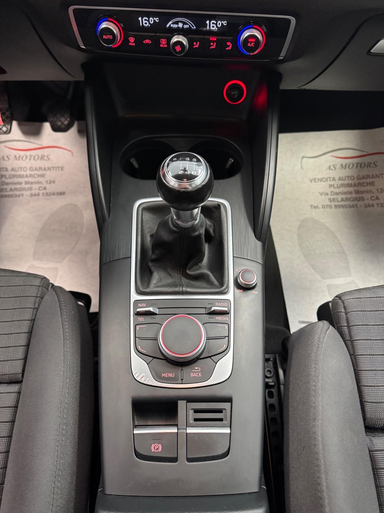 Audi A3 1.6 TDI 110 Cv CERTIFICATA