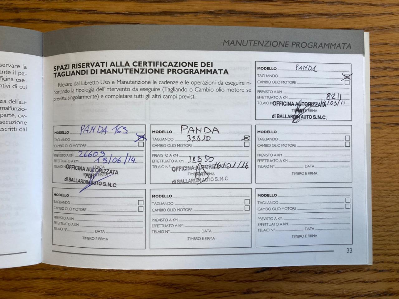 FIAT PANDA 1.2 BENZINA (PROPRIETARIO UNICO)