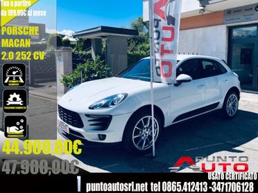 PORSCHE Macan 2.0T BIANCA 252 CV-PELLE