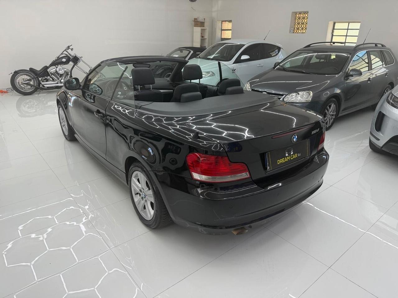 BMW 118d Cabrio 2.0 143Cv 5p. Diesel -Ok Neopatentati
