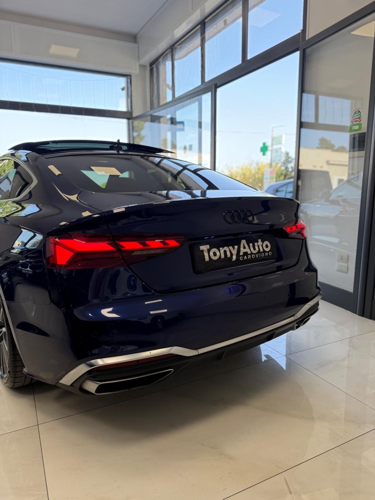 Audi A5 SPB 40 TDI S.LINE EDITION TETTO APRIBILE,VIRTUAL COCKPIT, PACCHETTO LUCI SOFFUSE INTERNE,TELECAMERA