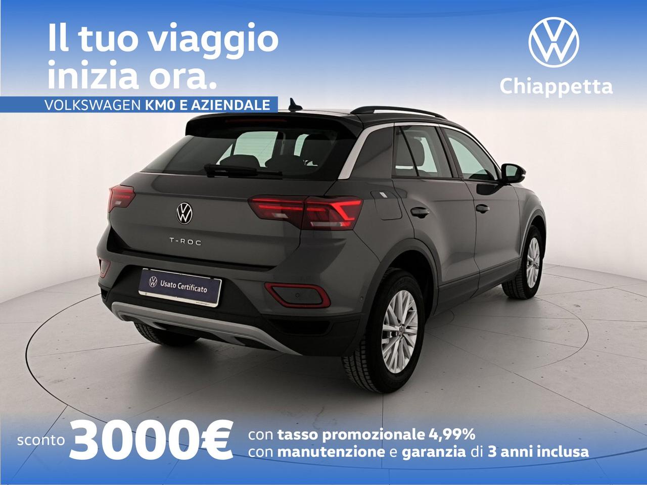 Volkswagen T-Roc 2.0 tdi life 150cv dsg