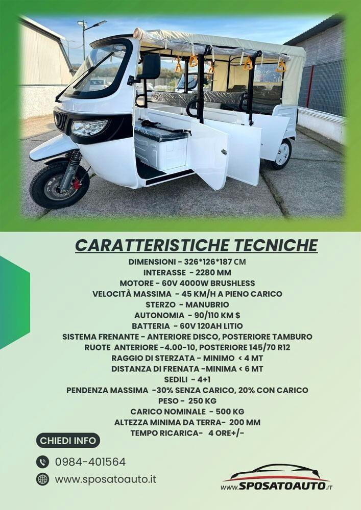 CALESSINO ELETTRICO MODELLO ITALY