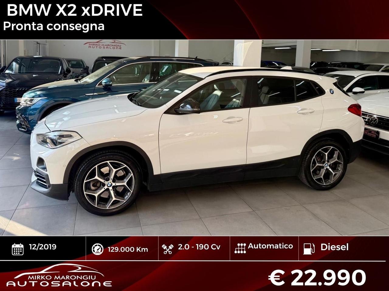 Bmw X2 xDrive20d Msport-X FINANZIABILE