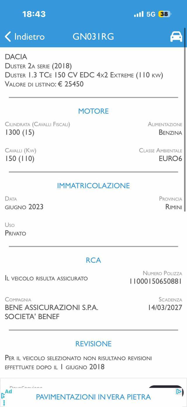 DACIA Duster 1.3 TCe 150 CV EDC 4x2 Extreme