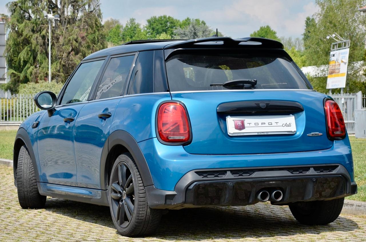 MINI COOPER S 5p 2.0 JCW 178cv AUTO, UNICOPROPRIETARIO, EURO 6D, UFF ITALIANA, TETTO, FARI LED, RETROCAMERA, HEAD-UP DISPLAY, PERMUTE
