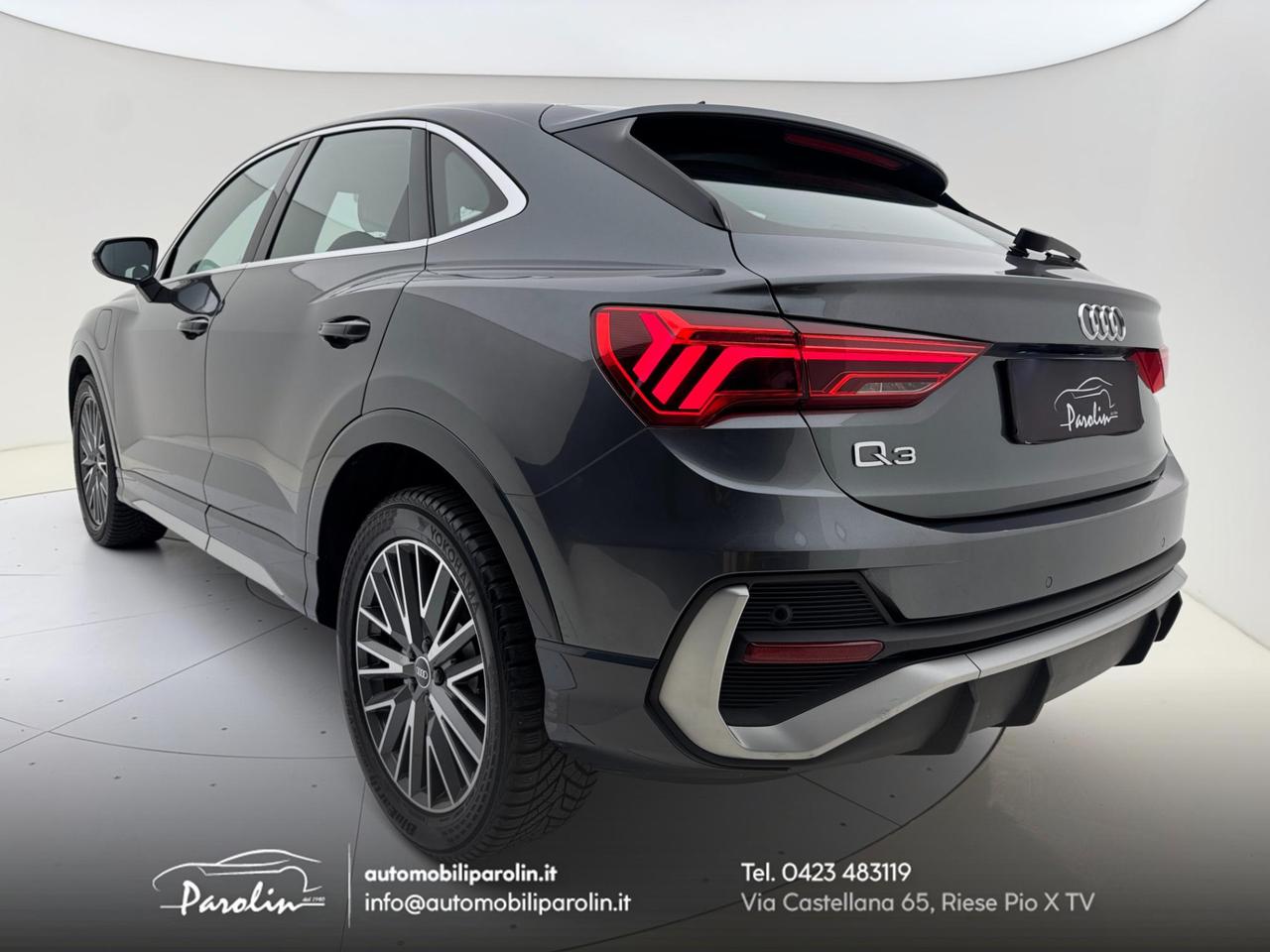 Audi Q3 Sportback 45 1.4 tfsi e S-line edition s-tronic ACC-pelle