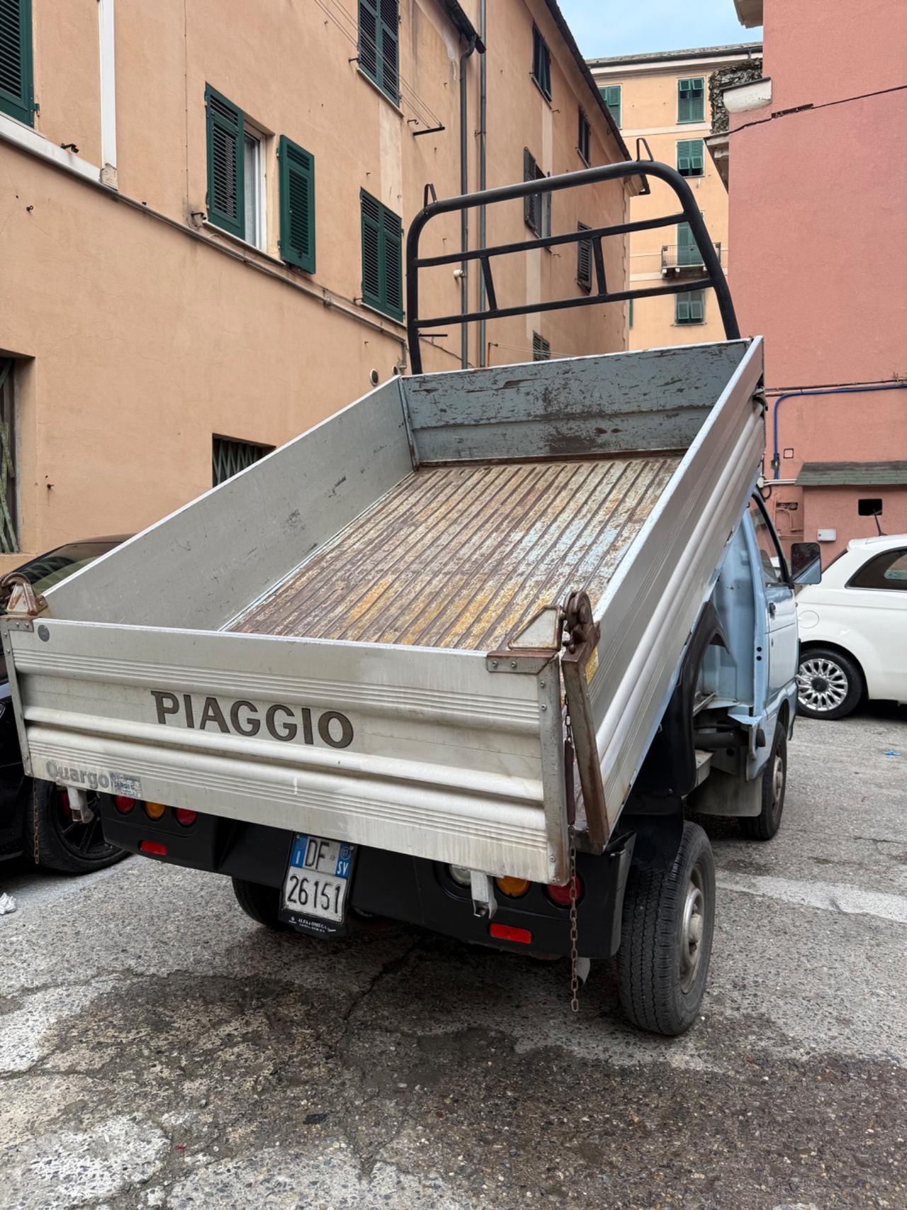 Piaggio quargo 800 diesel ribaltabile unico proprietario