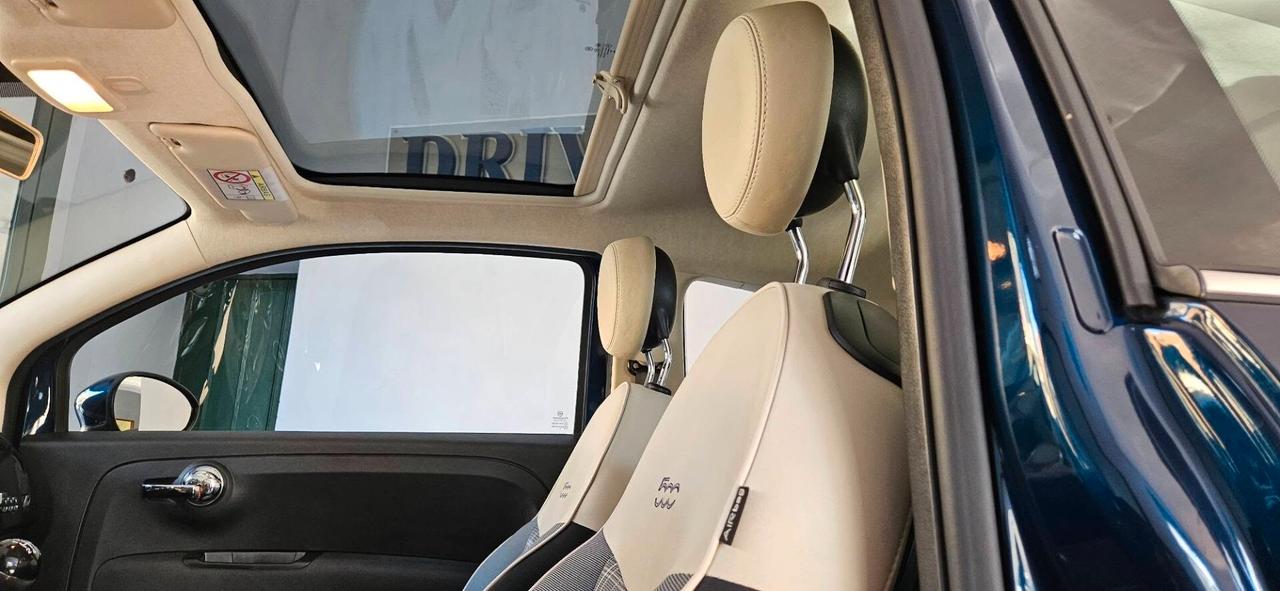 Fiat 500 1.2 Lounge (4 Cilindri) Tetto Panorama Genn 2020