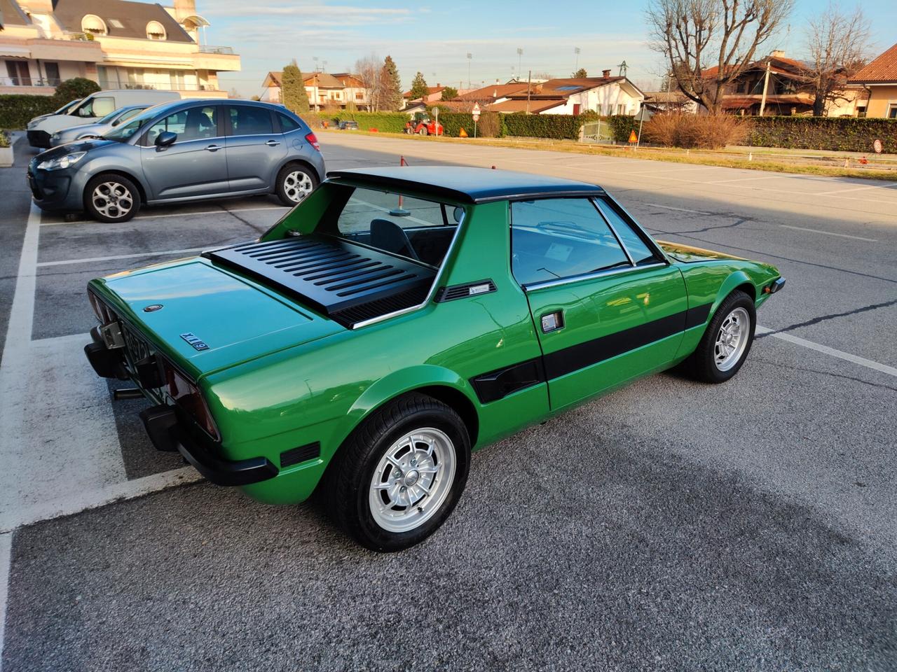 Fiat X1/9 1300 prima serie 1973 ASI verde 329